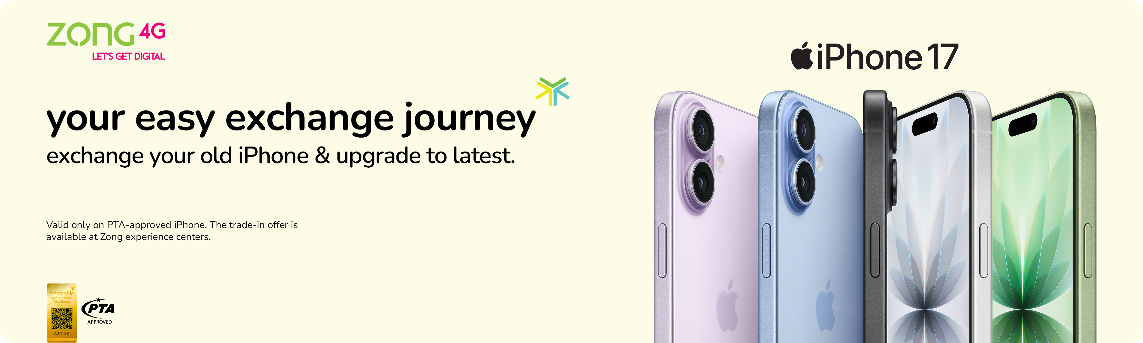 iPhone 17 Zong Exchange Program