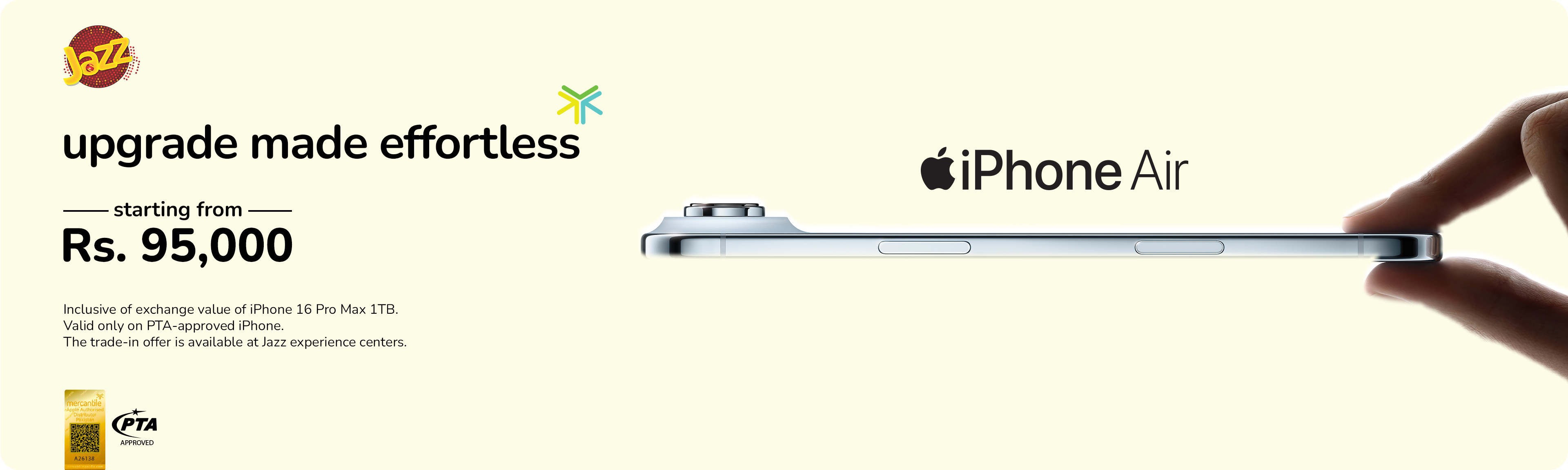 iPhone Air Jazz Exchange Program