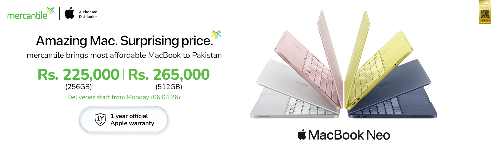 MacBook Neo Available Now
