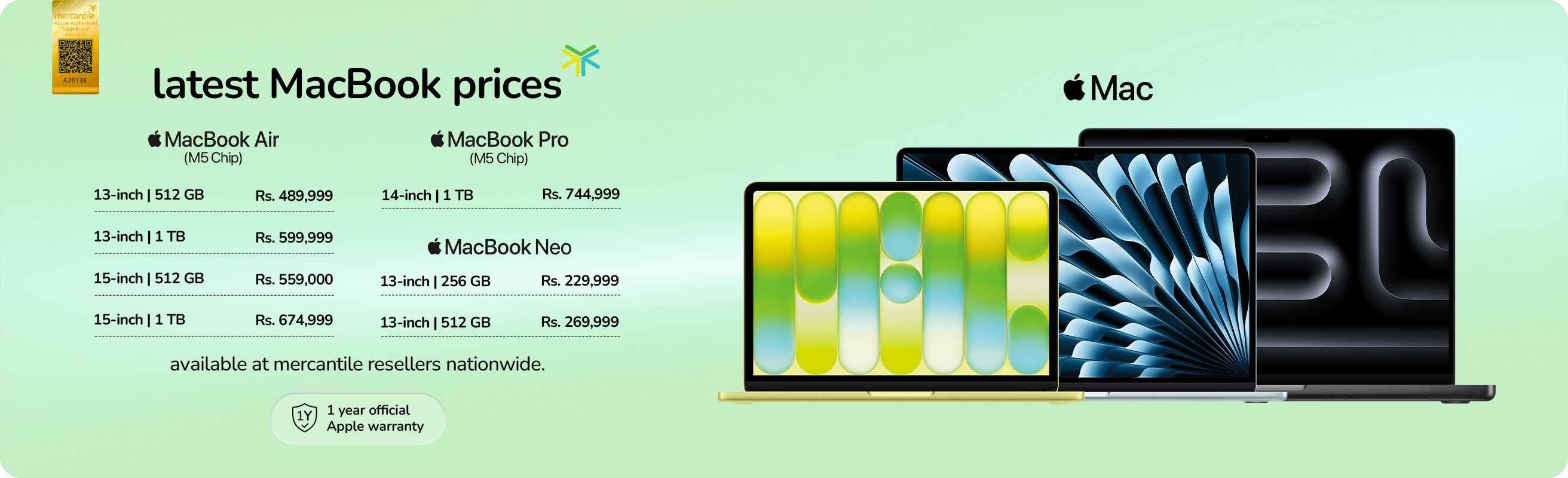 MacBook Price List